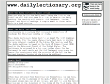 Tablet Screenshot of dailylectionary.org